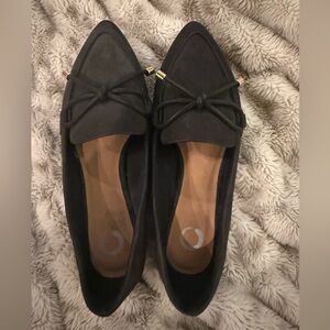 Suede flats, unsure brand